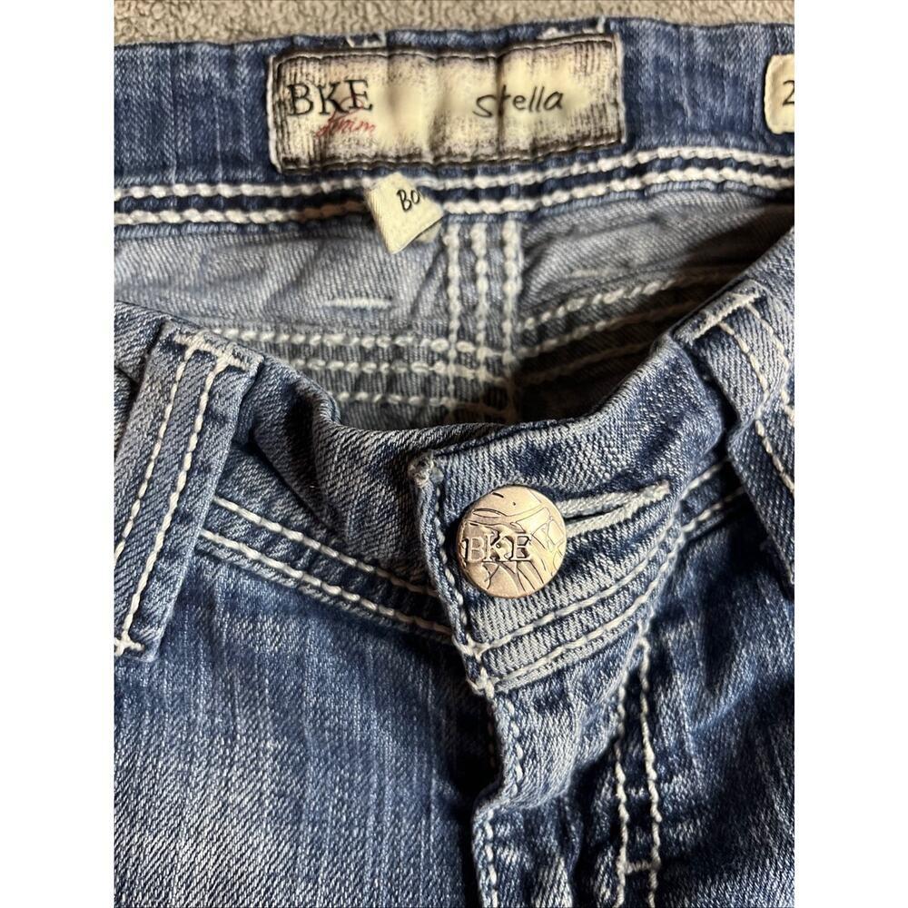 BKE Denim Stella Bootcut Women's Jeans Size 27x31.5 Low Rise B208 - Picture 7 of 13